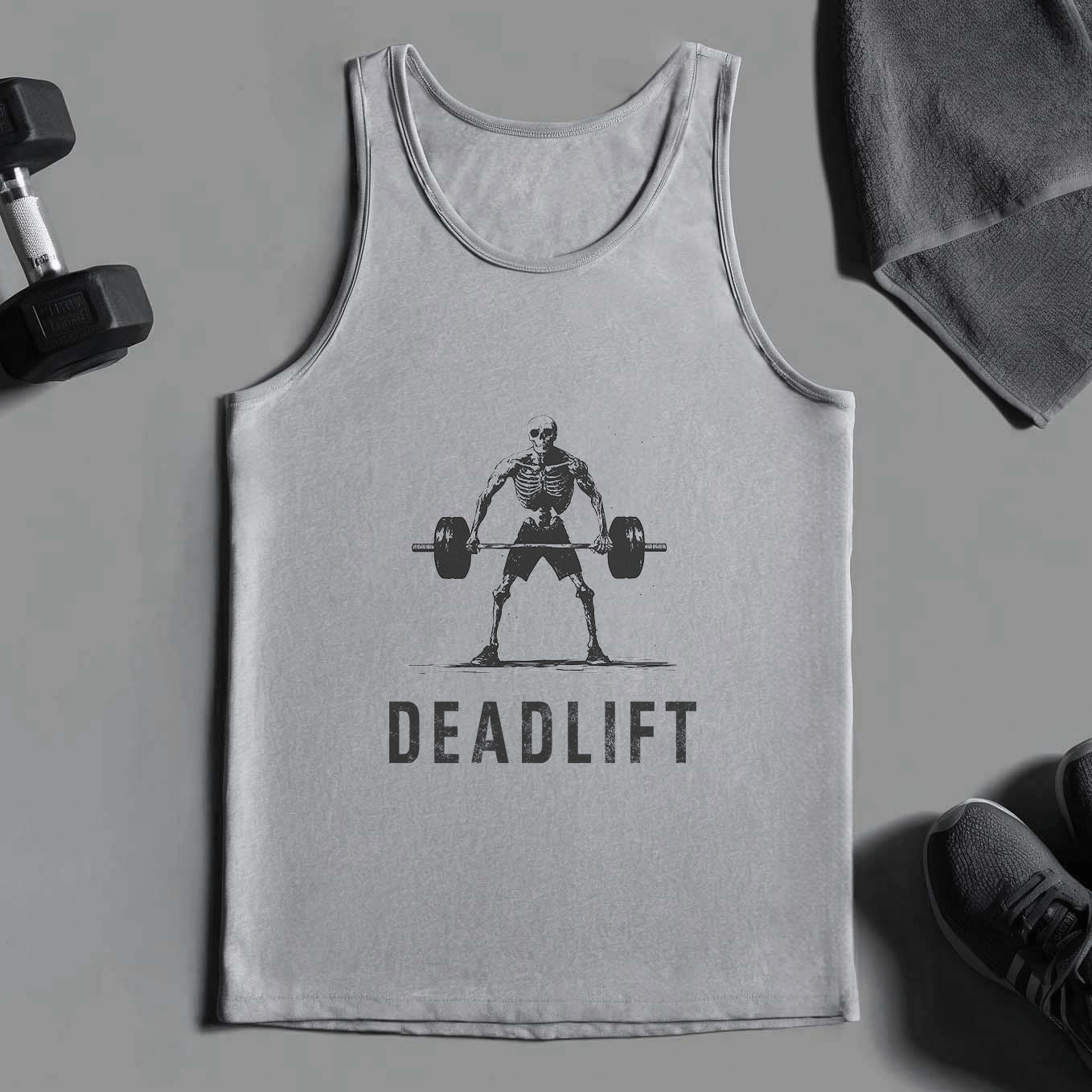 Skeleton Deadlift Tank Top