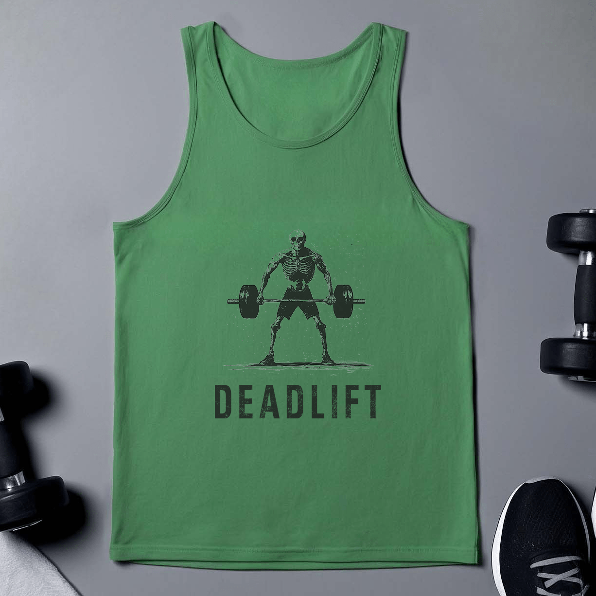 Skeleton Deadlift Tank Top