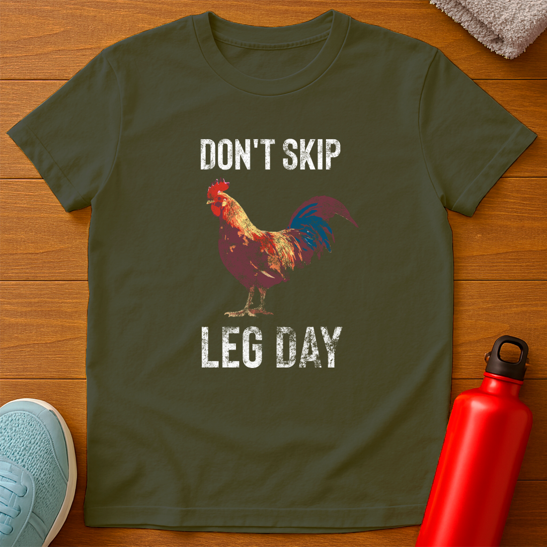 Leg Day Chicken T-Shirt