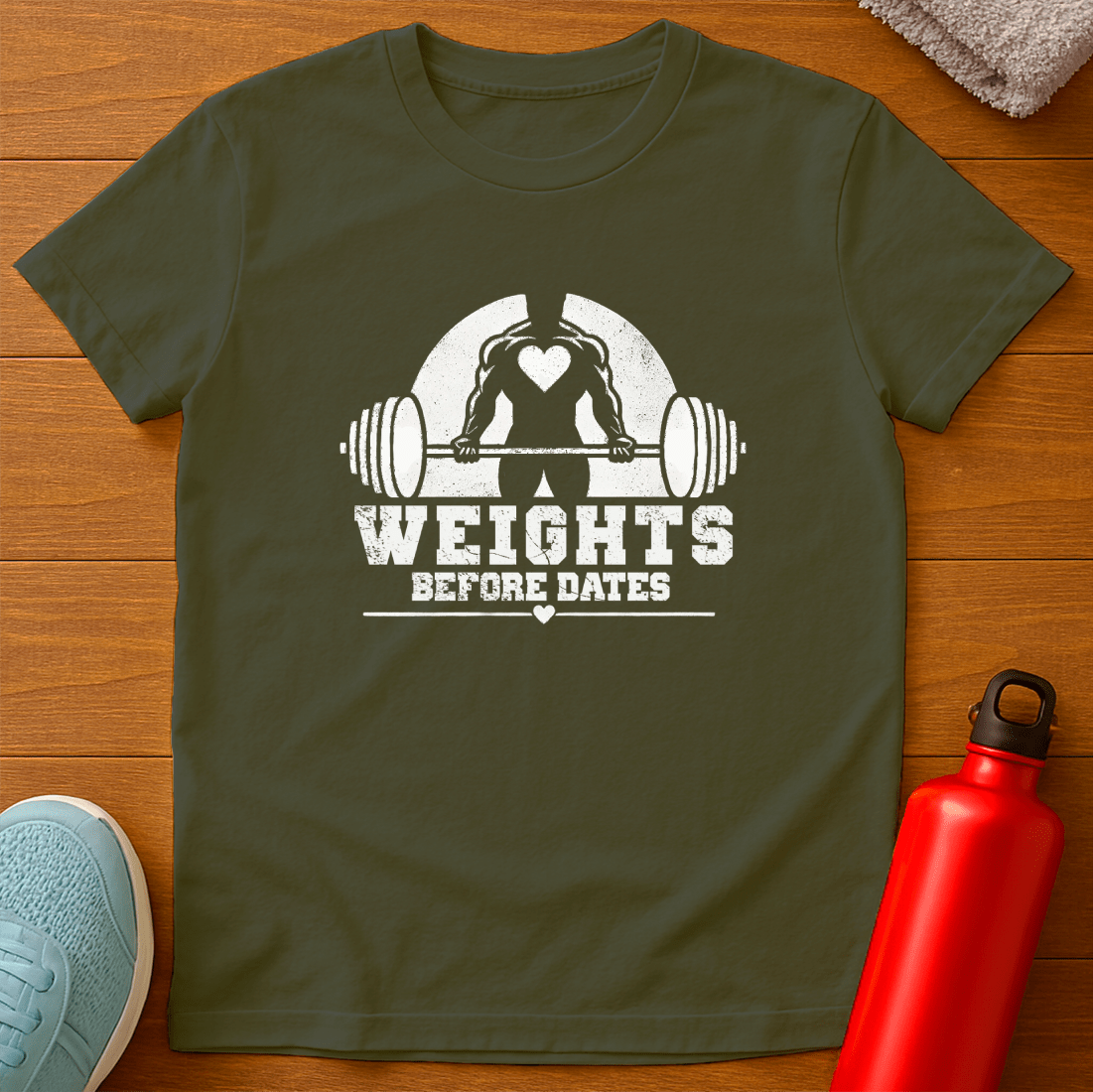 WEIGHTS BEFORE DATES T-Shirt
