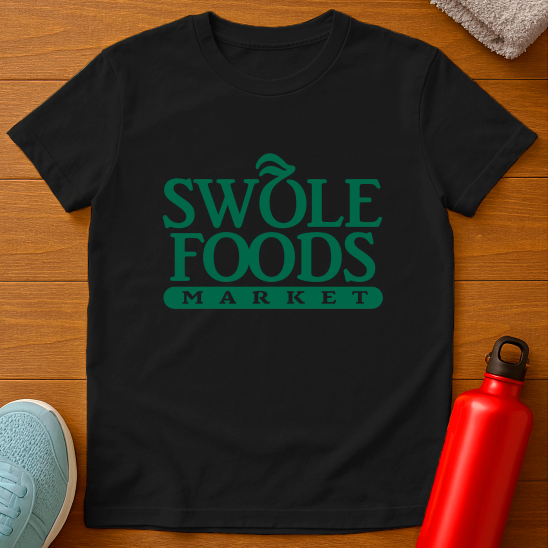 Swole Food Square T-Shirt