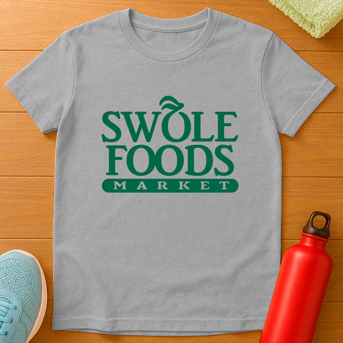 Swole Food Square T-Shirt