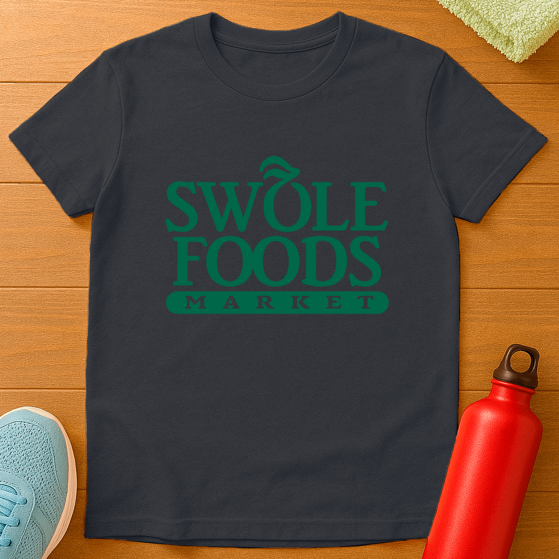 Swole Food Square T-Shirt