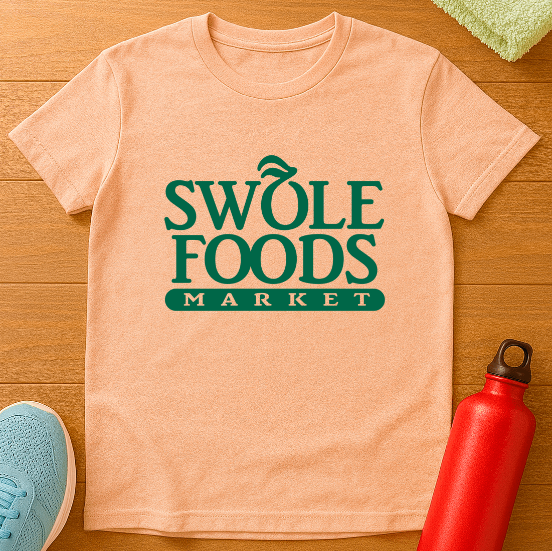 Swole Food Square T-Shirt