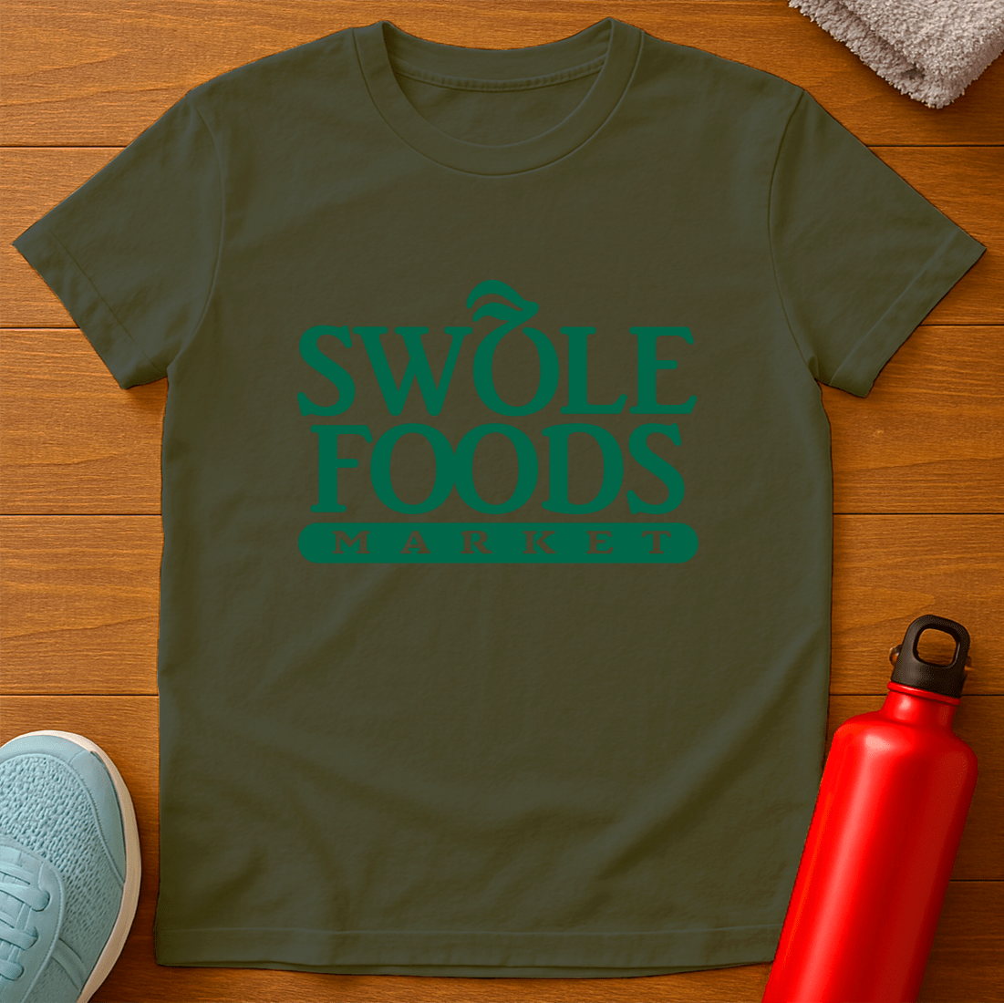 Swole Food Square T-Shirt