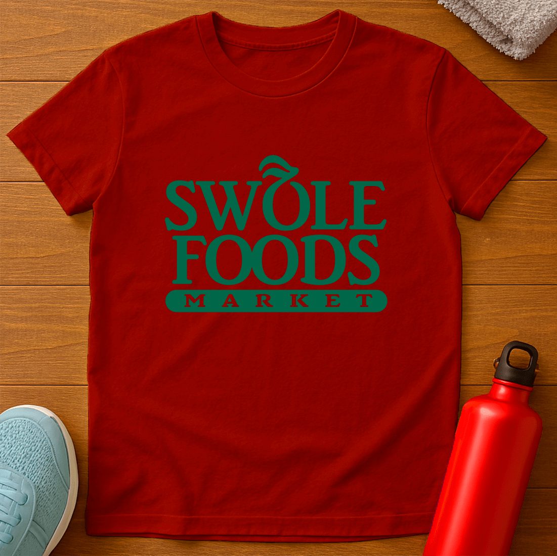 Swole Food Square T-Shirt