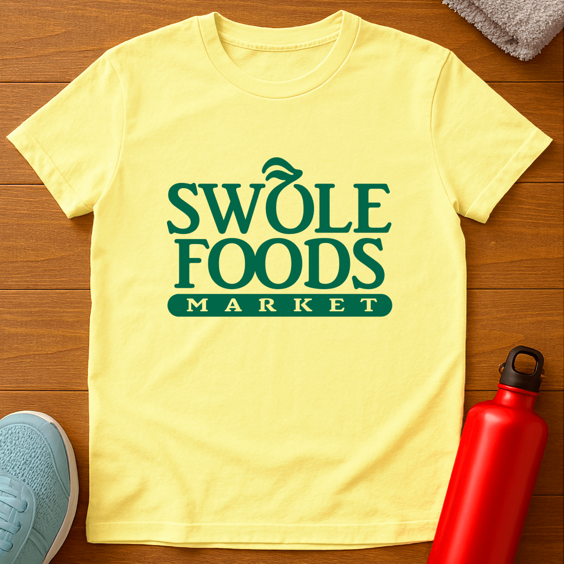 Swole Food Square T-Shirt