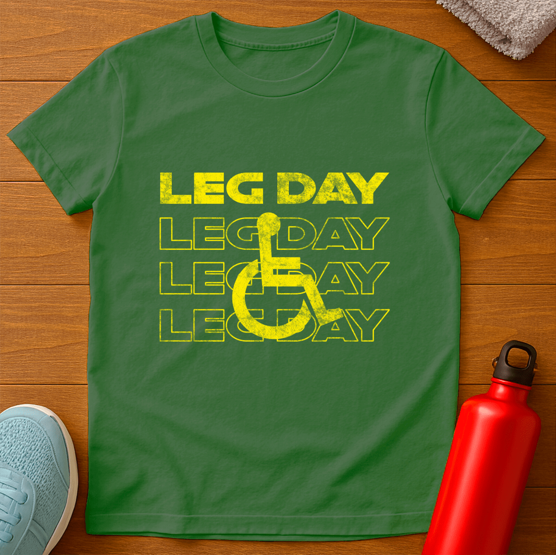 LEG DAY (Wheelchair) T-Shirt
