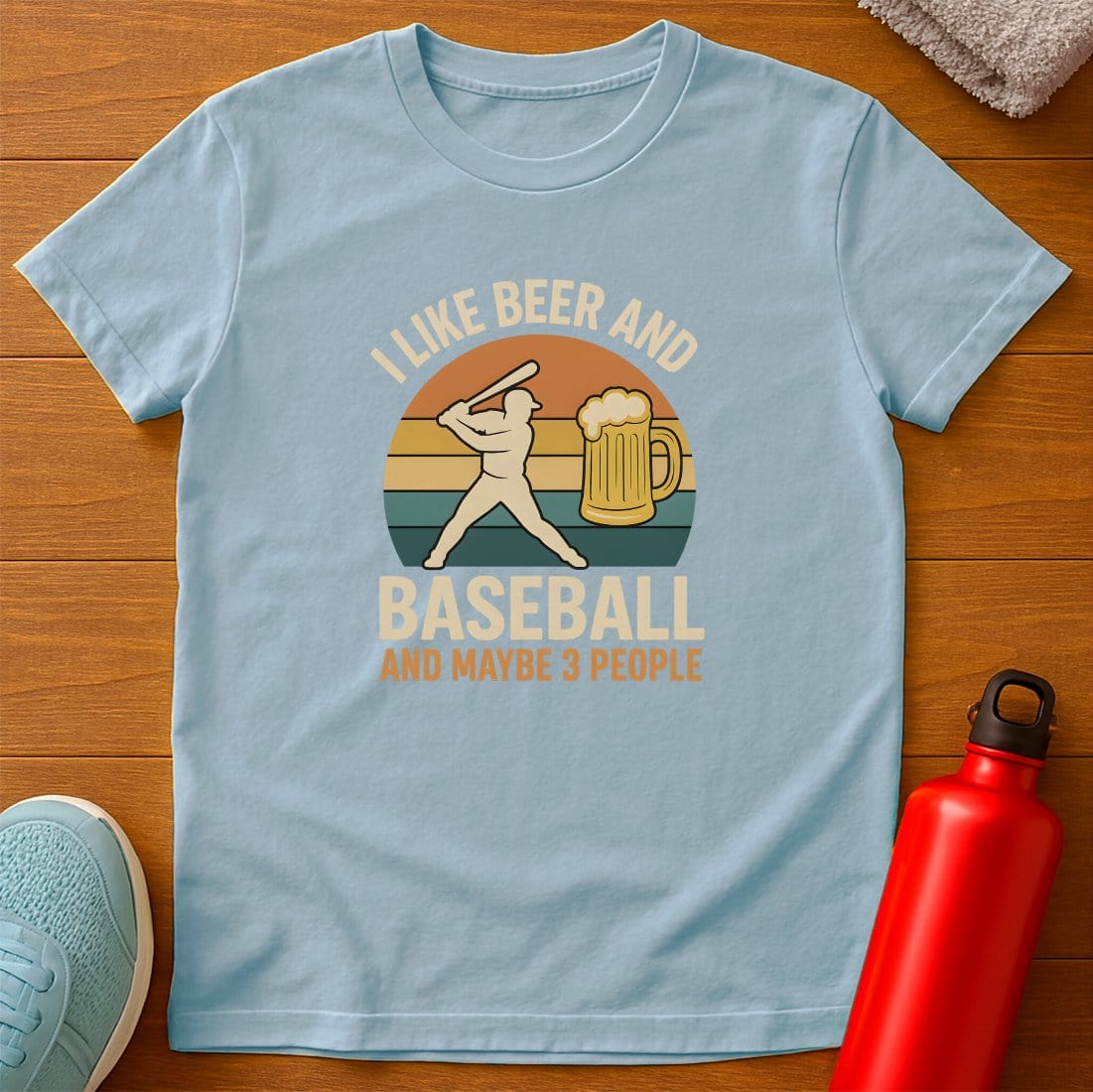 Baseball 3 People T-Shirt