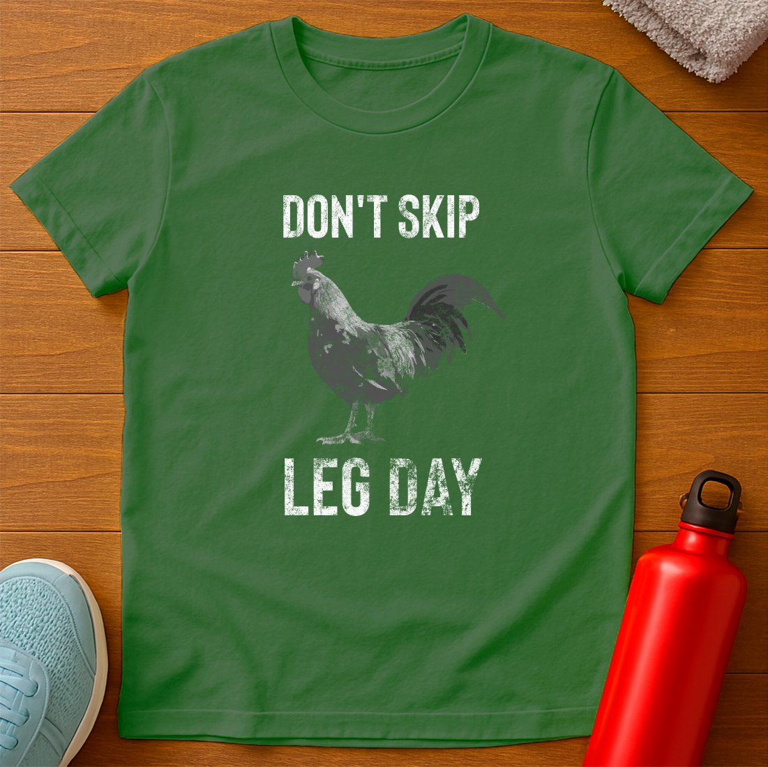 Leg Day Chicken B&W