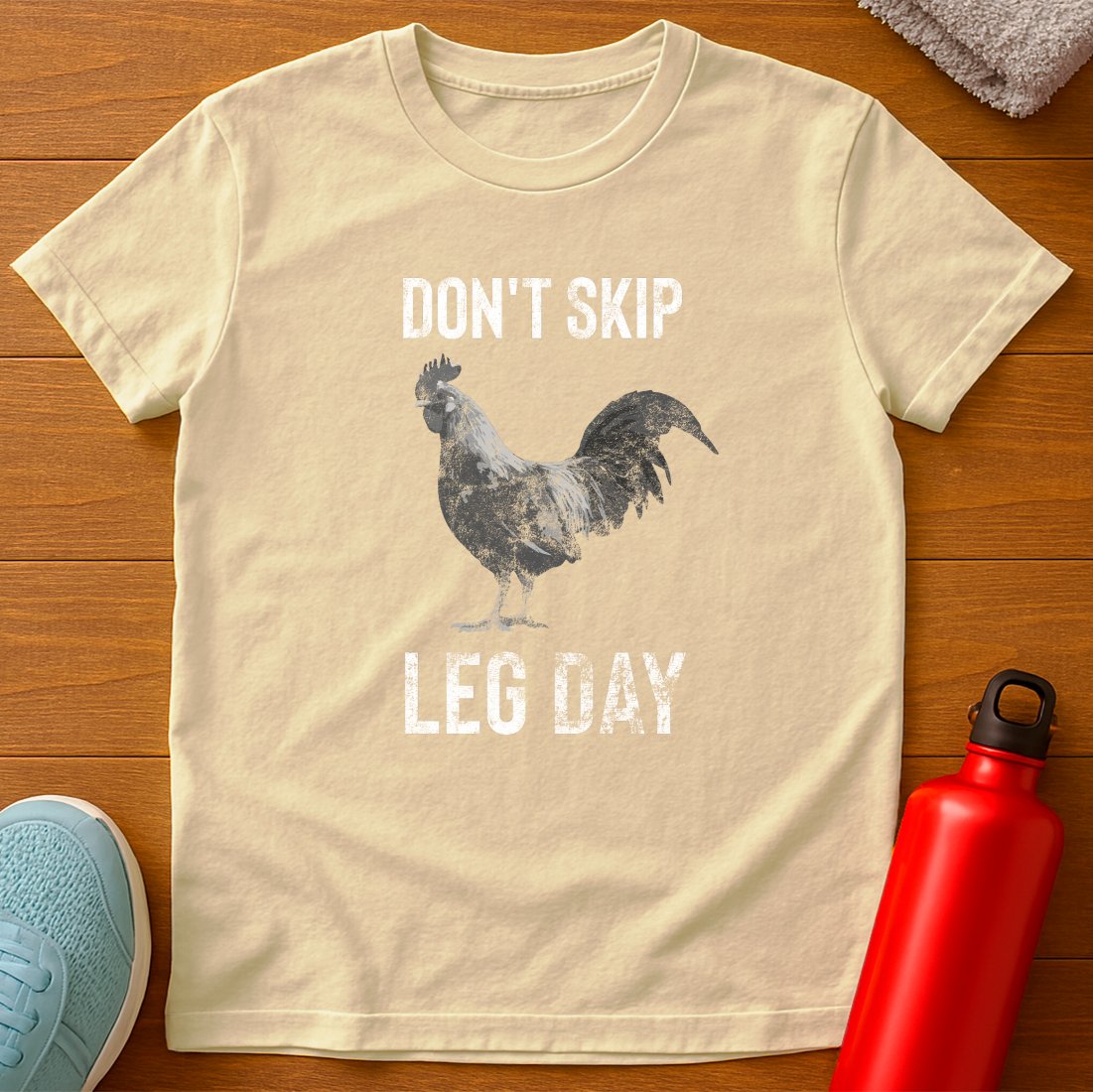 Leg Day Chicken B&W