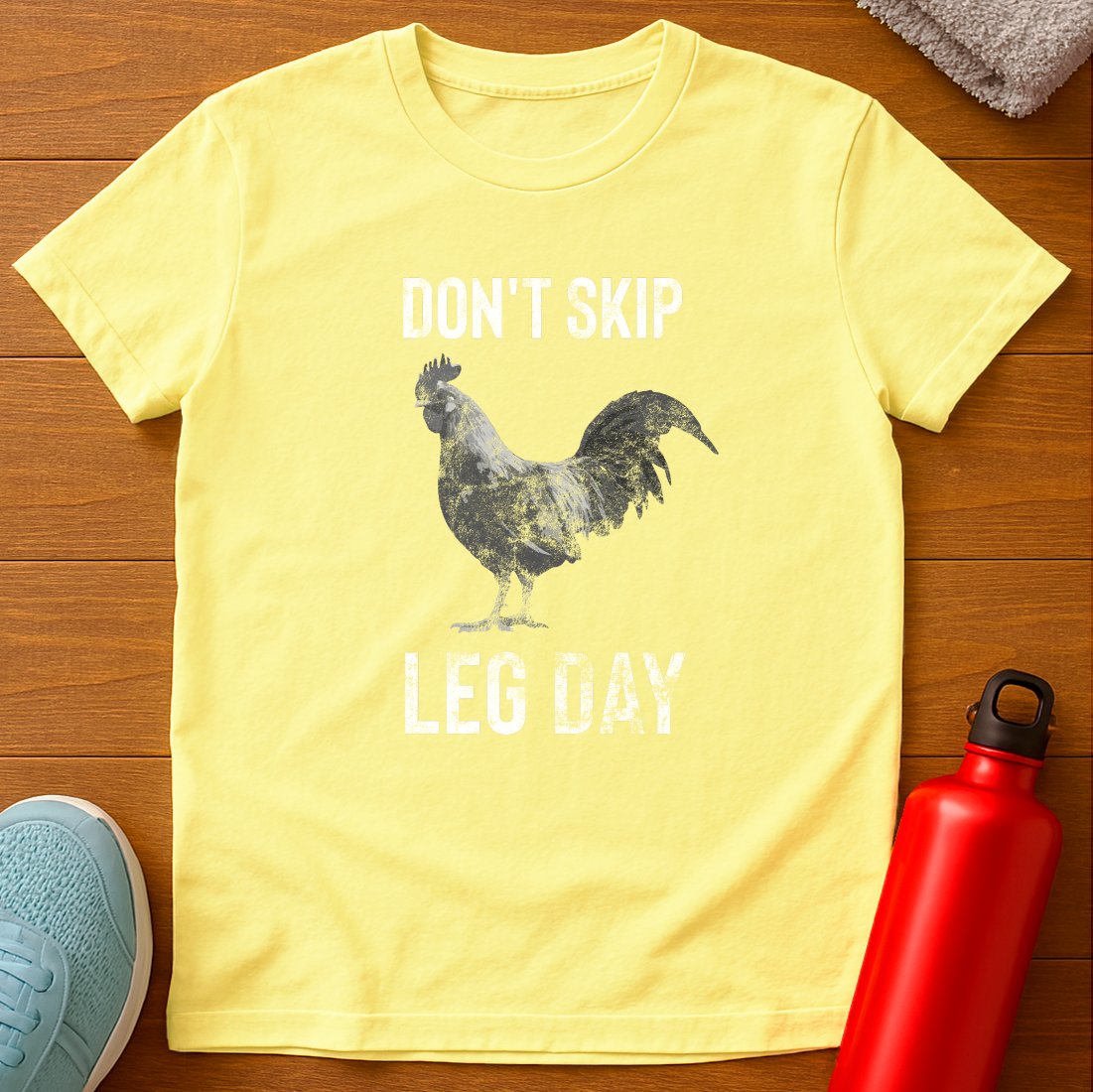 Leg Day Chicken B&W
