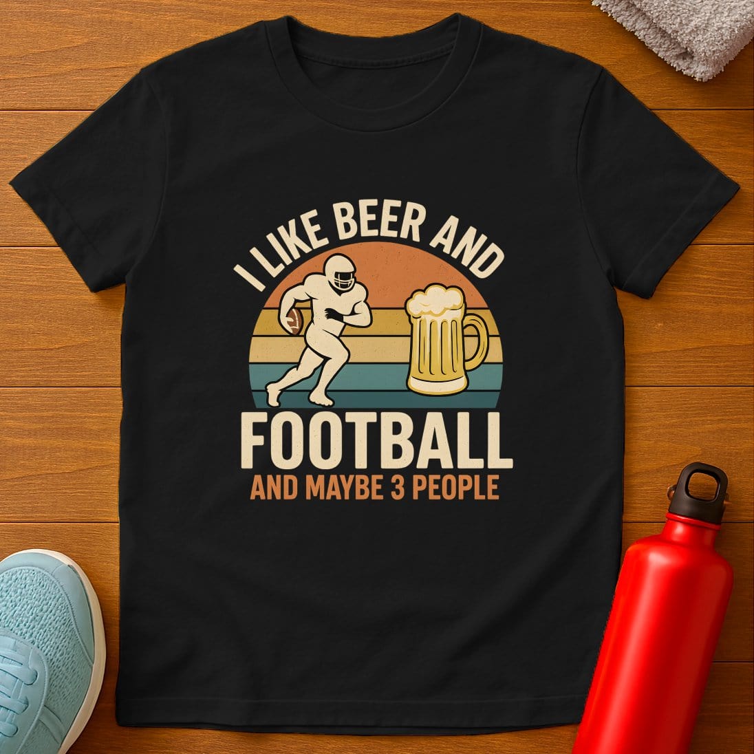 Football 3 People T-Shirt