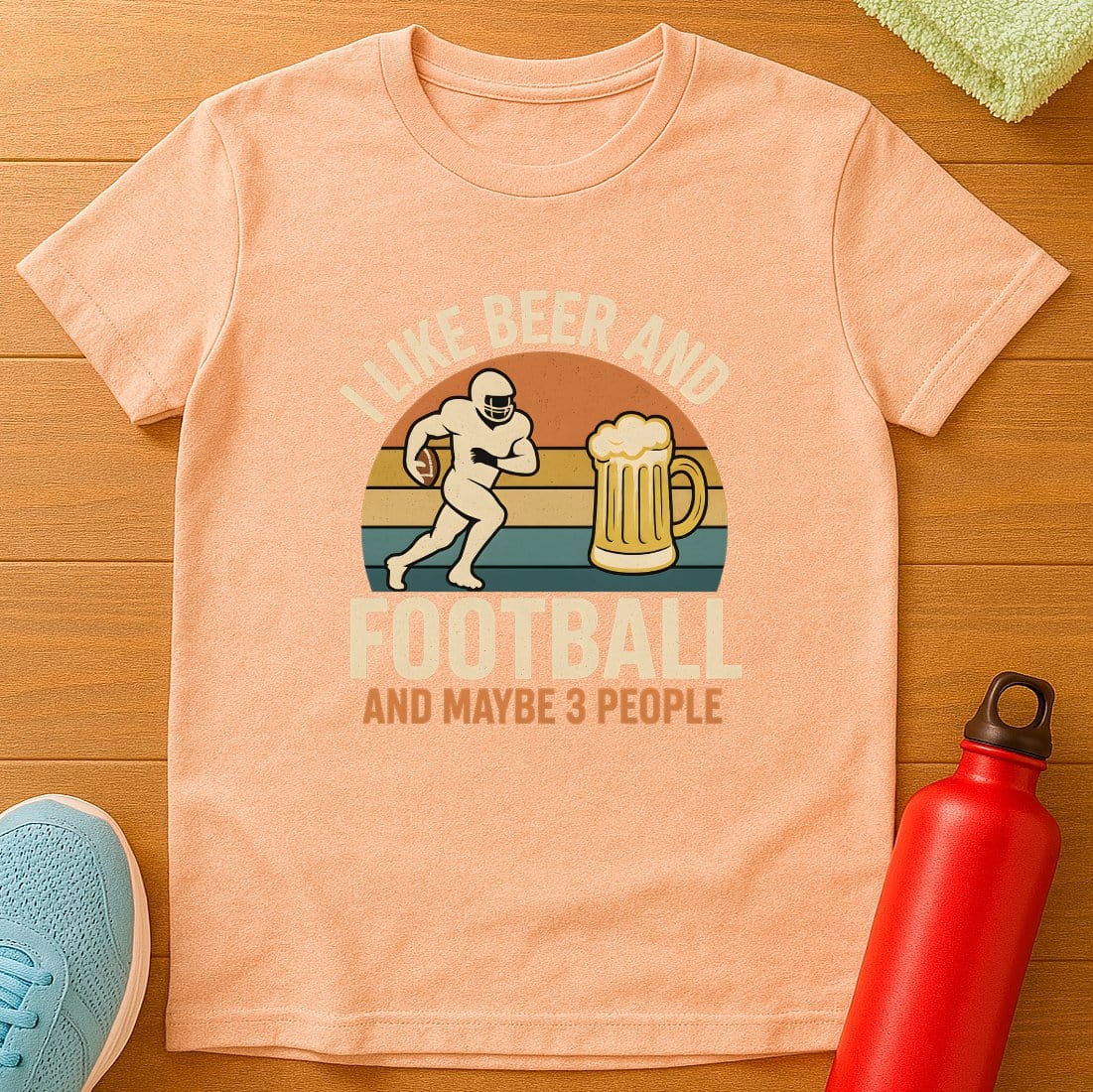 Football 3 People T-Shirt