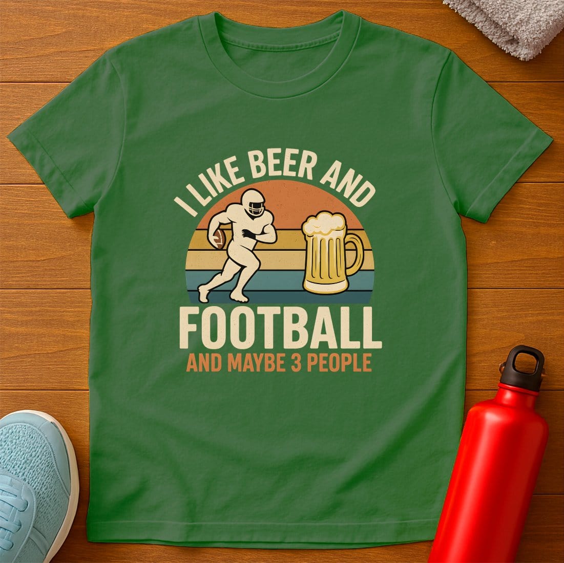 Football 3 People T-Shirt