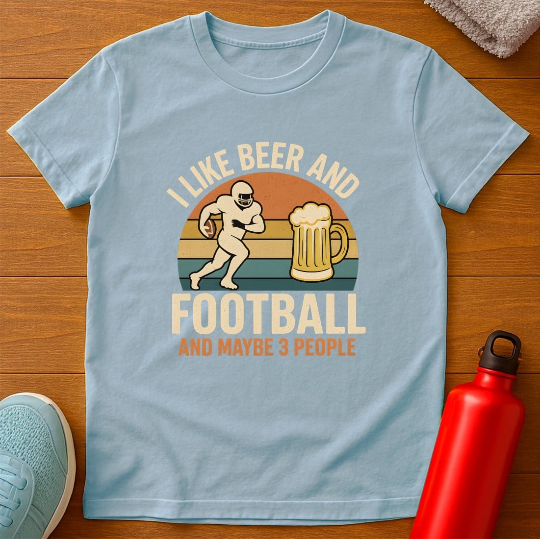 Football 3 People T-Shirt