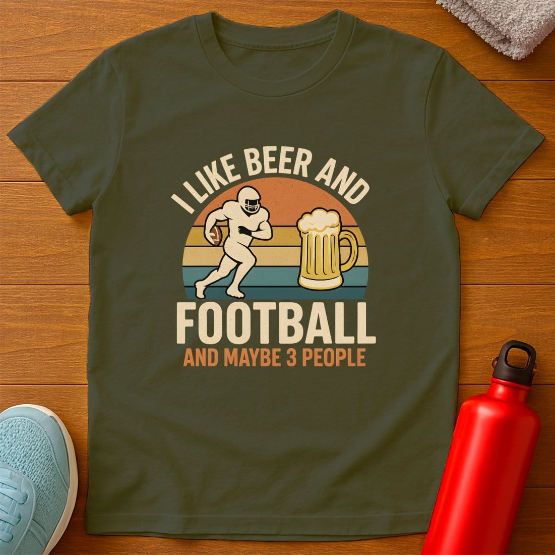 Football 3 People T-Shirt