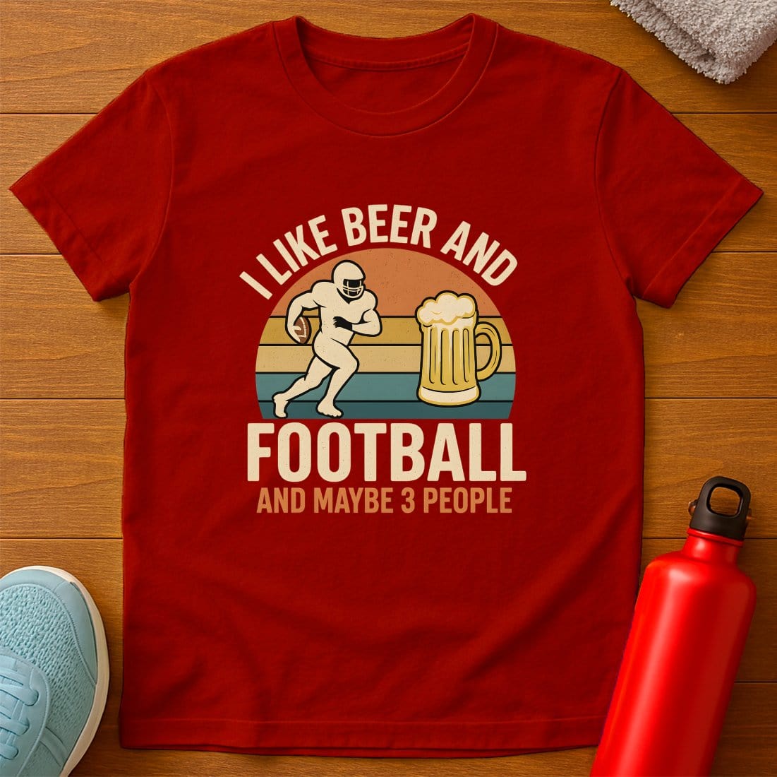 Football 3 People T-Shirt