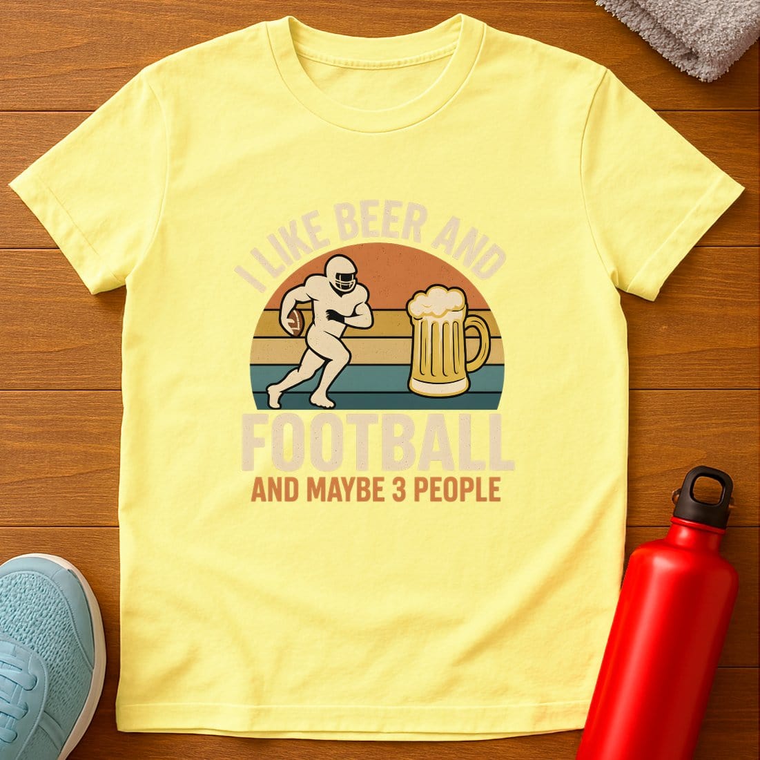 Football 3 People T-Shirt