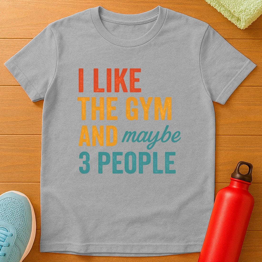 Gym & 3 People T-Shirt