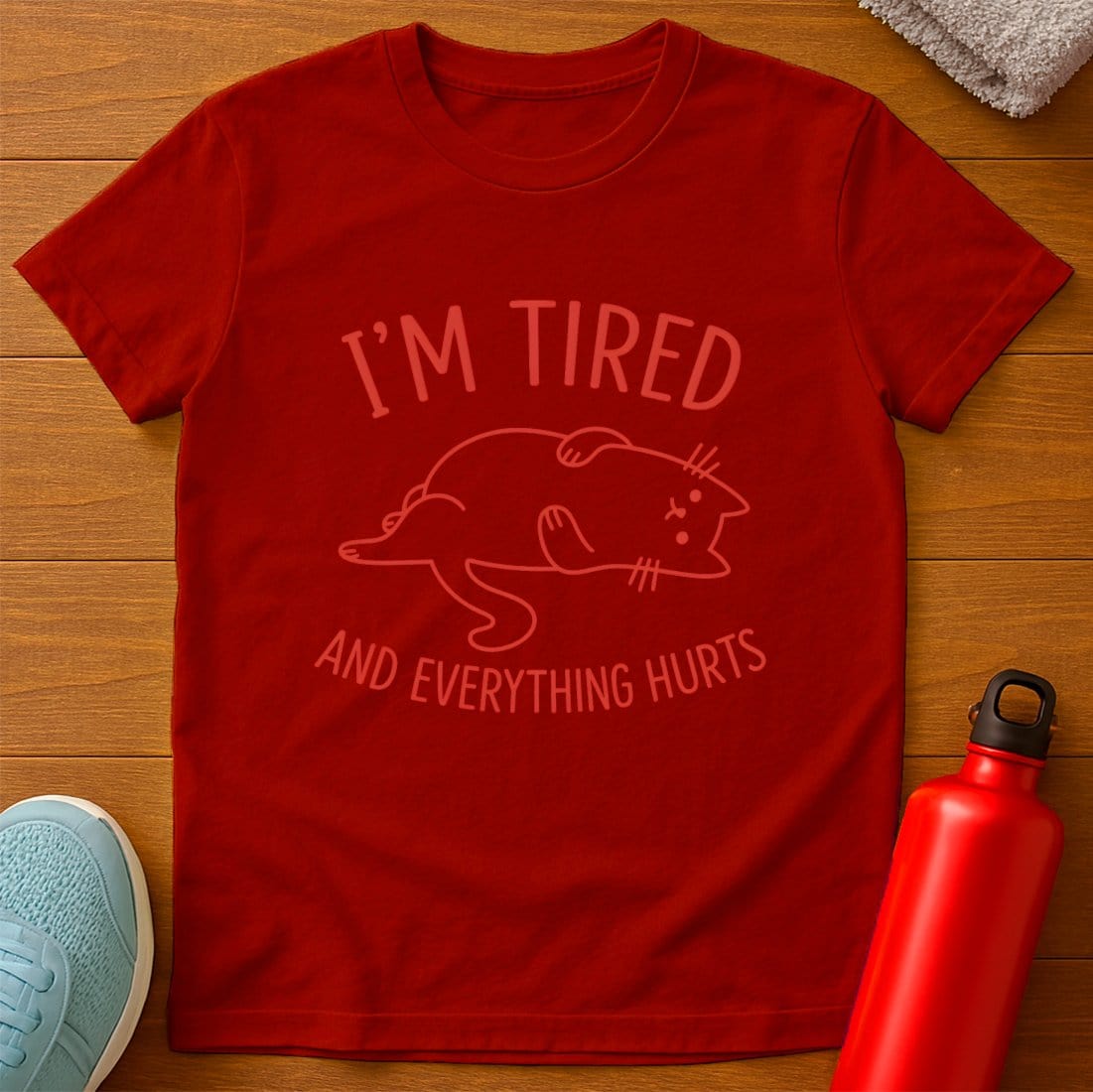Tired Cat T-Shirt