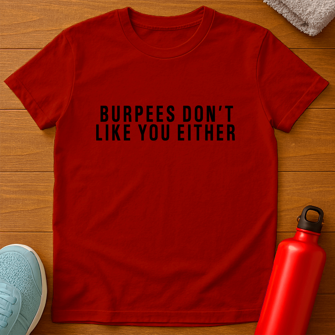 Burpees Don't Like You Either Graphic Tee product