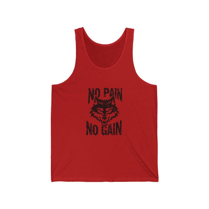 Pain Gain Wolf Tank Top
