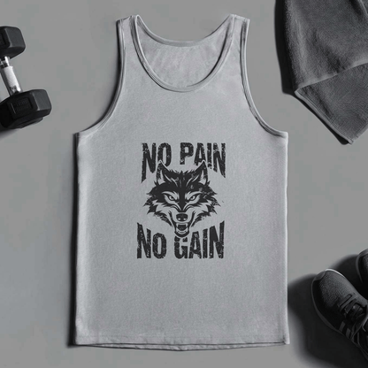Pain Gain Wolf Tank Top