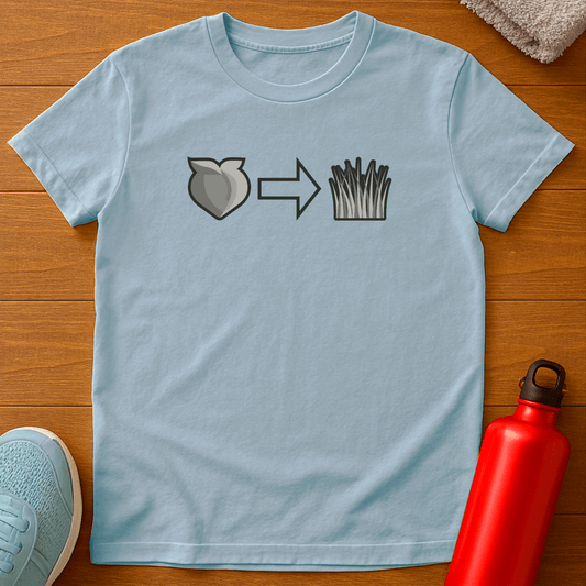 Ass To Grass B&W T-Shirt