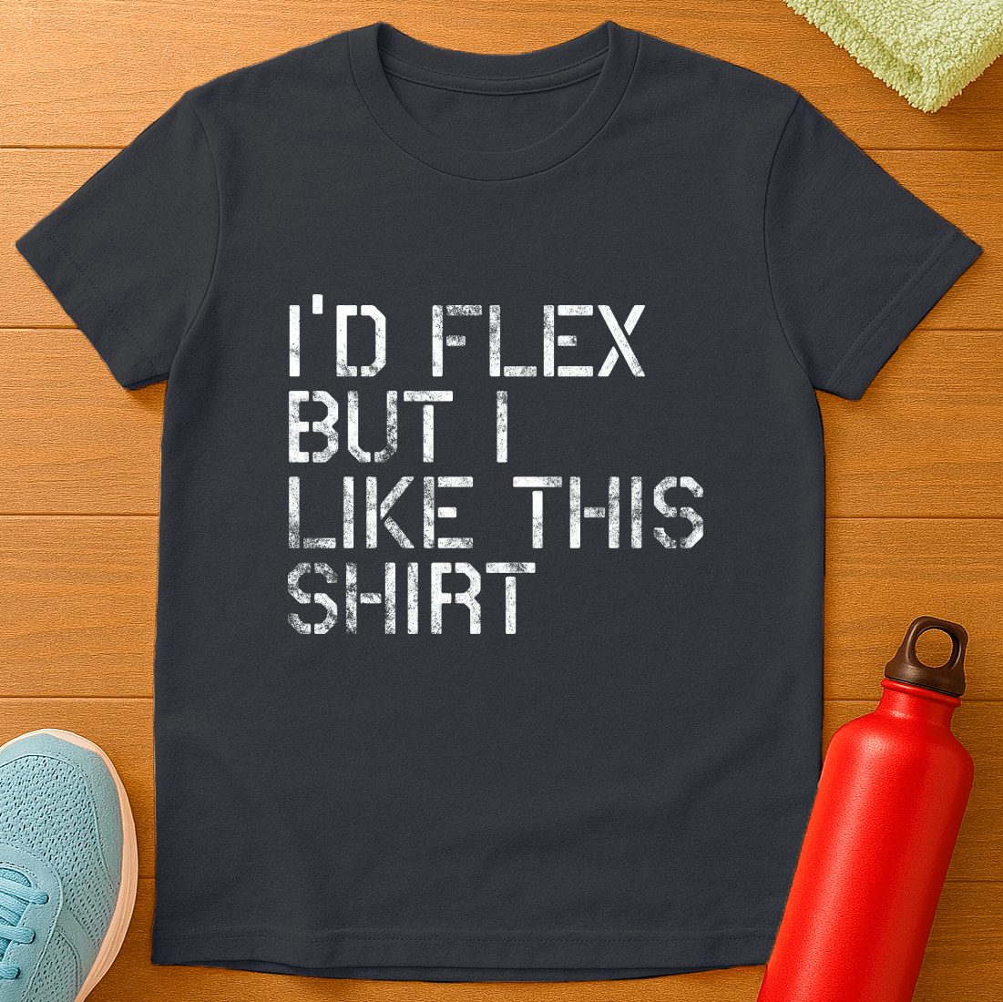 I'D FLEX BUT T-Shirt