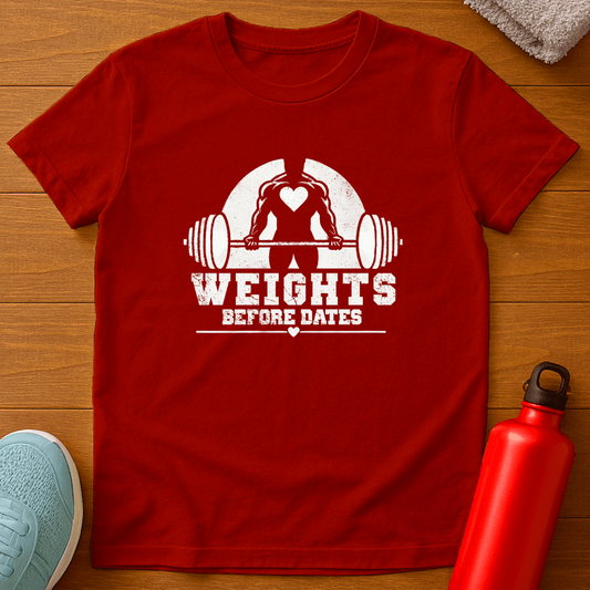 WEIGHTS BEFORE DATES T-Shirt