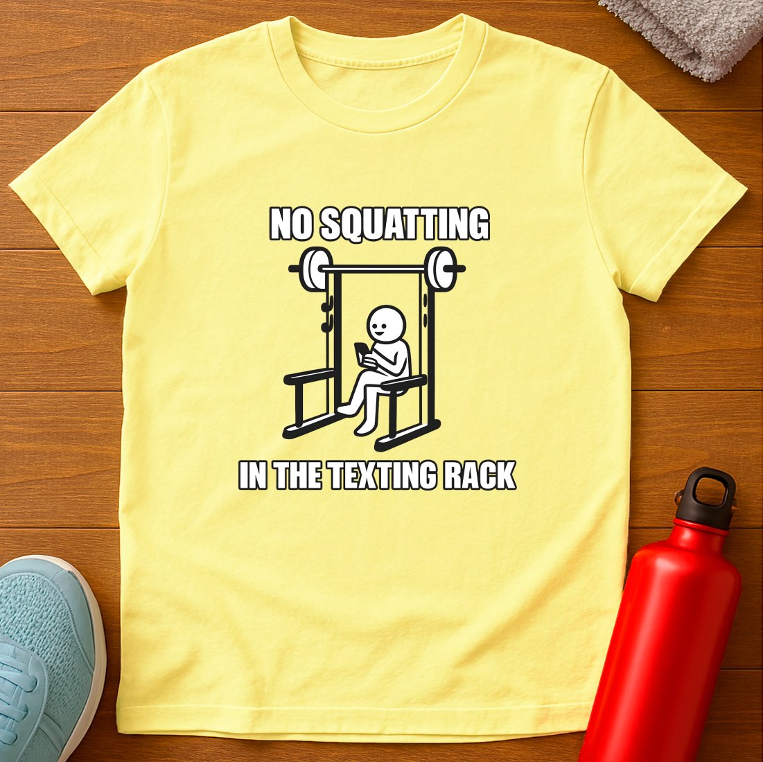 B&W Texting Rack T-Shirt