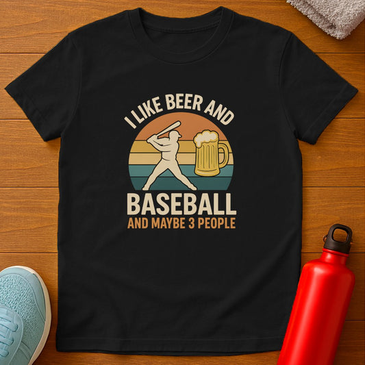 Baseball 3 People T-Shirt