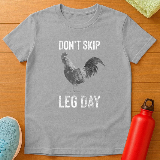 Leg Day Chicken B&W