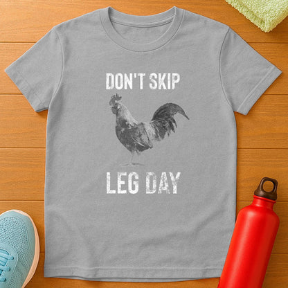 Leg Day Chicken B&W