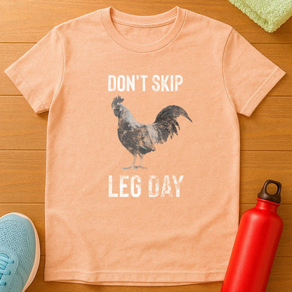 Leg Day Chicken B&W