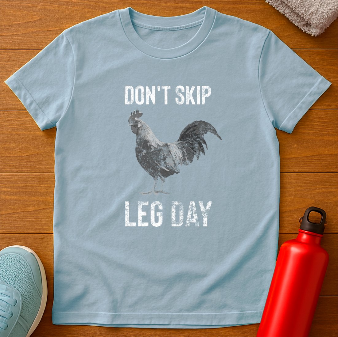Leg Day Chicken B&W
