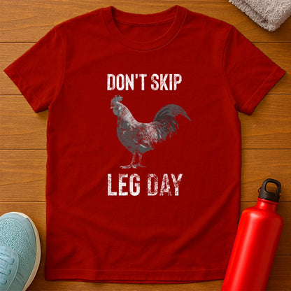 Leg Day Chicken B&W