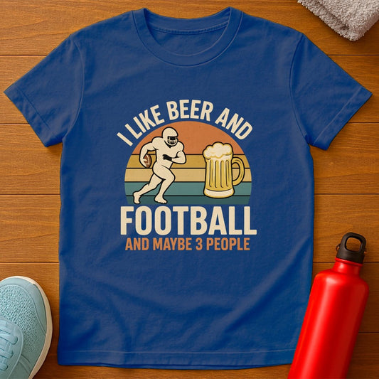 Football 3 People T-Shirt