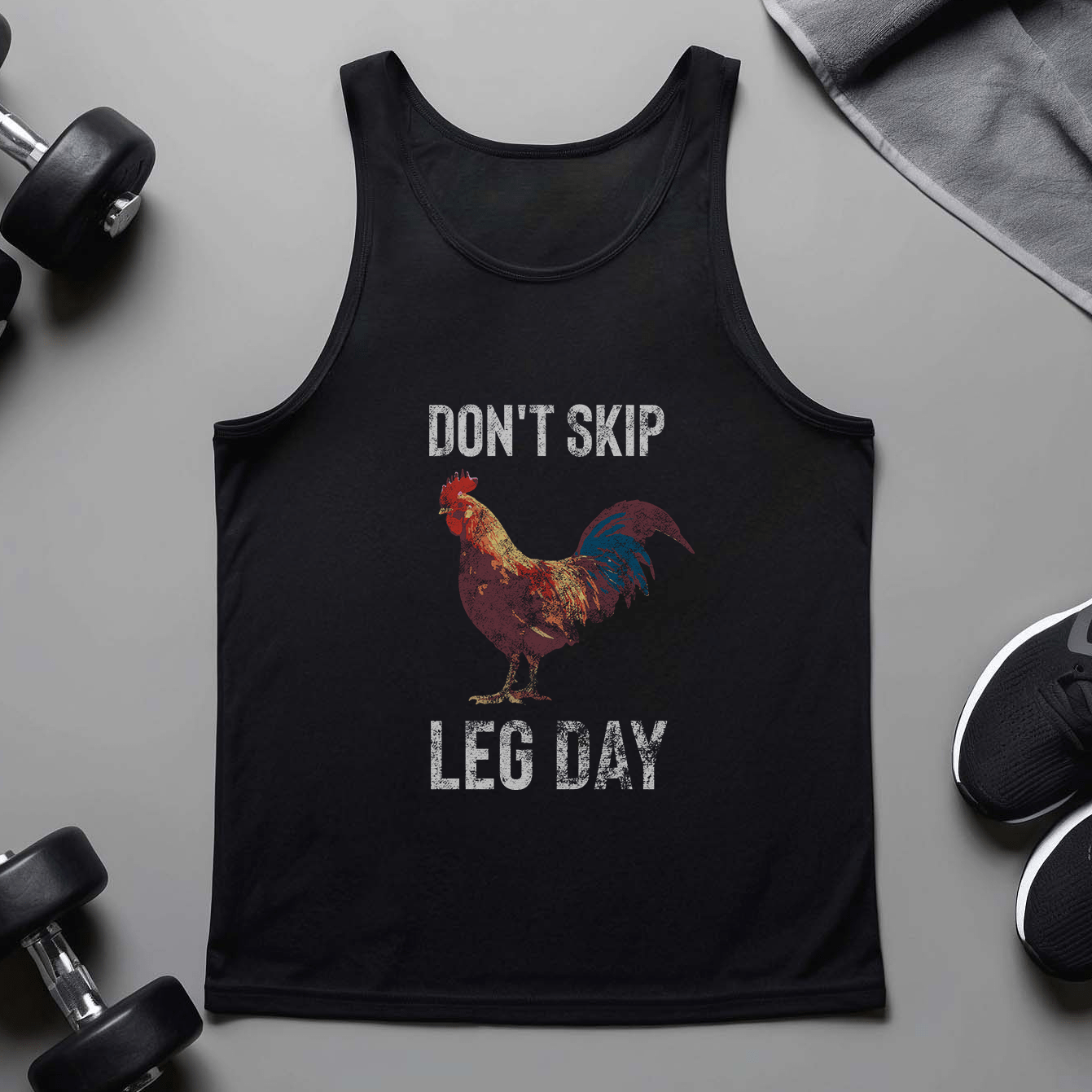 Leg Day Chicken Tank Top