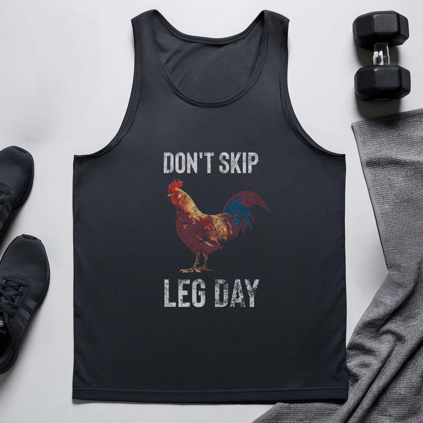 Leg Day Chicken Tank Top